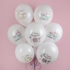 Воздушный шар (12''/30 см) С Днем Рождения! (сладости)
